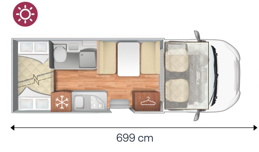 Configuración dia autocaravana Horon 79M