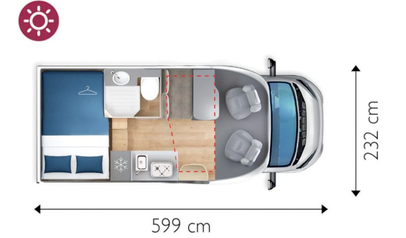 Configuración día autocaravana Siena 322